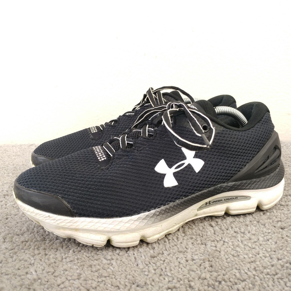 Under Armour Charged Gemini 2020 Womens Size 8 Running Shoes Black 3023277-002